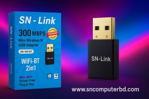 SN LINK WIFI 300MBPS+ BLUETOOTH USB ADAPTER SN-WA107