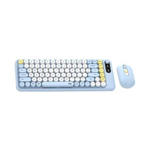 Fantech Go Mochi 85 WK898 Blue Wireless Keyboard & Mouse Combo
